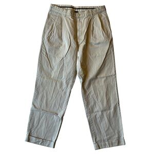 VTG Polo Ralph Lauren Pleated chino pants Tag size 36 Actual 34 x 30 Cream Ivory